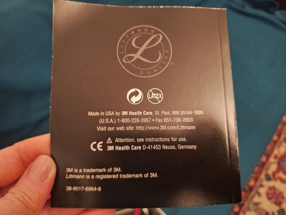 Stetoscop Infant 3M Littmann, Classic II rosu 2114R+1 gratis