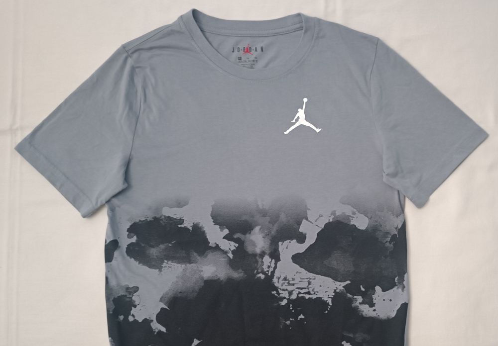 Jordan AIR Nike Tee оригинална тениска ръст 163-175см Джордан Найк сива фланелка памук спорт