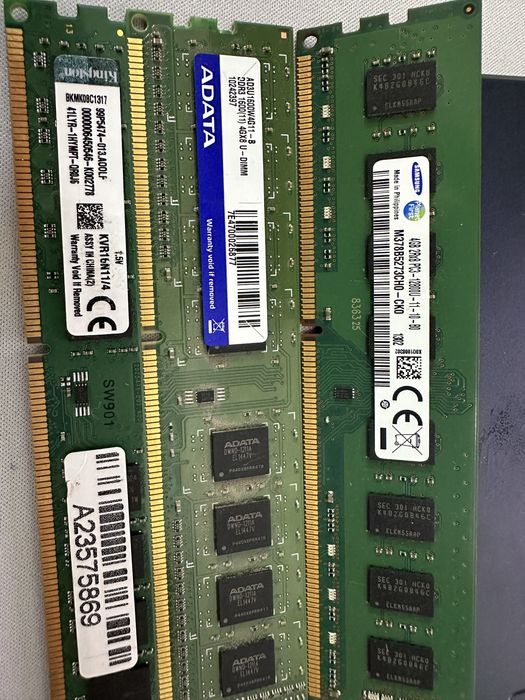 3 шт ОЗУ DDR3 По 4GB 1600