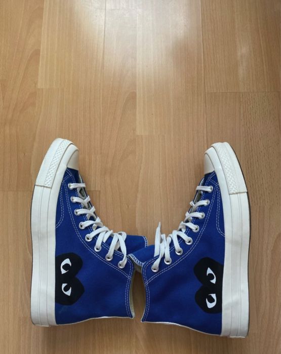 Converse X Comme de garcon royal blue