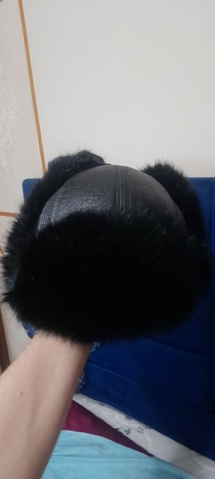 Телпак кожа мехдан янги