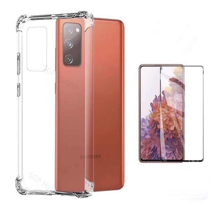 Samsung S20/S21/S23/S24/S25 FE Husa Silicon Dinamic + Folie Sticla 9D