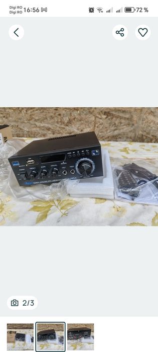 Amplificator stereo Bluetooth