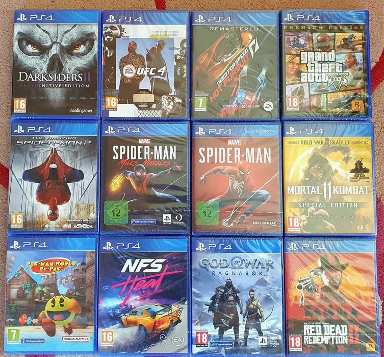 Нови ps4,Fifa GTA KILLZONE KNACK Assassins Creed Фифа запечатани