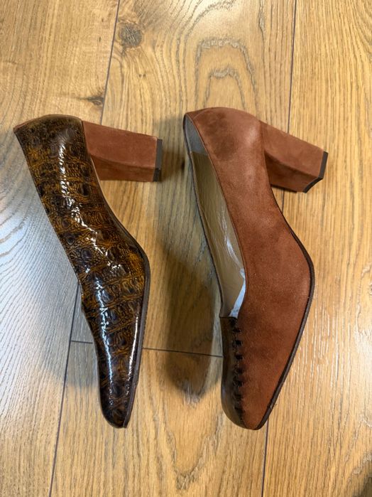 Pantofi Valleazzurra – piele naturală, Made in Italy, mărimea 39