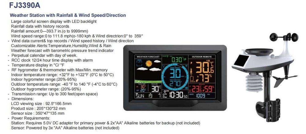 метеостанция FJ3390A
