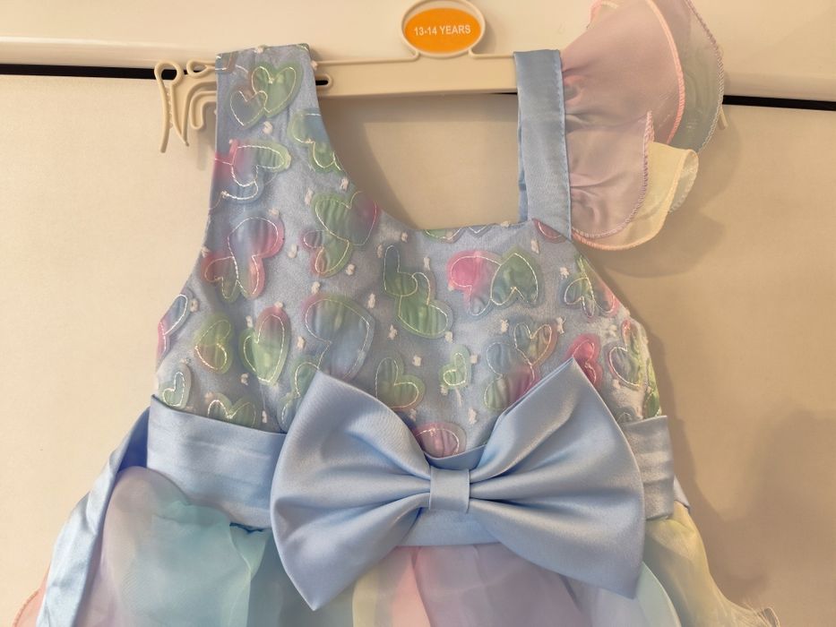 Детска омбре рокля