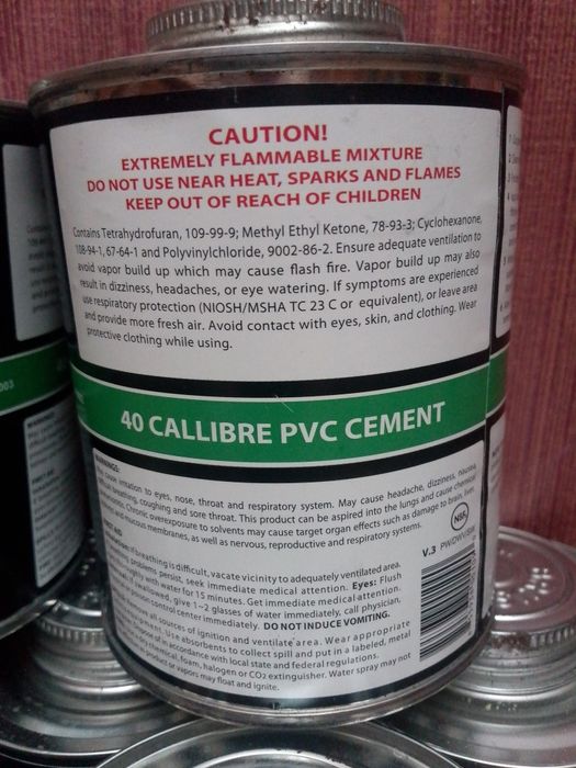 Клей для ПВХ труб