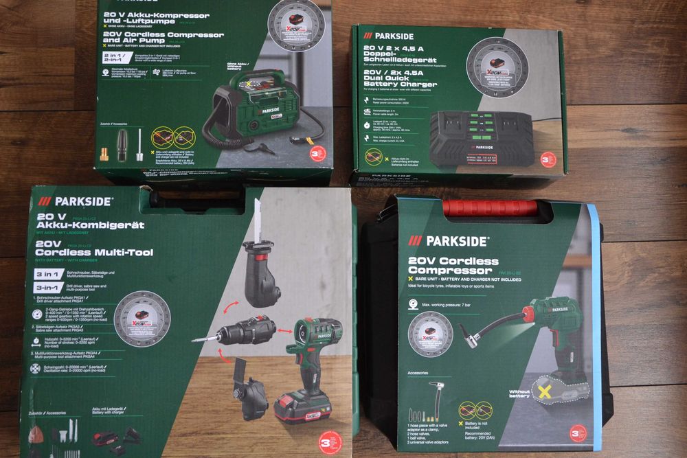 Нови Акумулаторни Инструменти Parkside 20V
