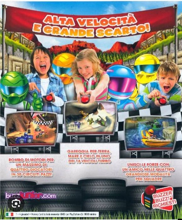 Joc Ace Racers  La Corsa Matta Play Station 2 ps2 + accesorii 4 buzz