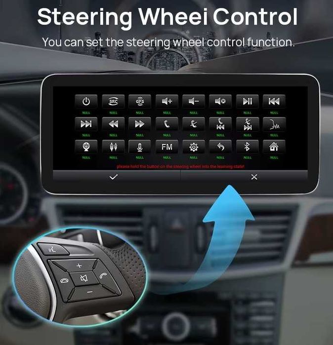 Мултимедия за MERCEDES Benz E Class W212 Android навигация дисплей