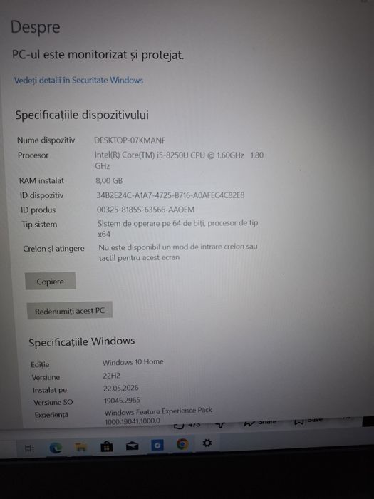 Laptop toshiba i5