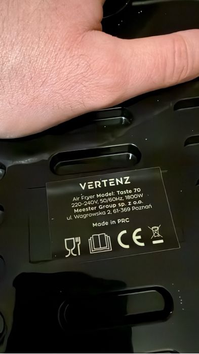 Fripteuza cu aer cald Vertenz