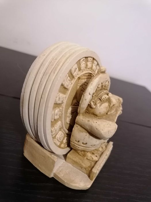 Set 6 suporturi/coastere pahare Rivier Maya Mexic Aztec - Unic ROMANIA