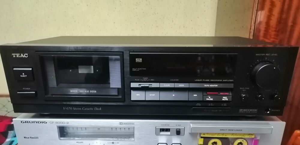 Deck TEAC V 670, 3 Heads