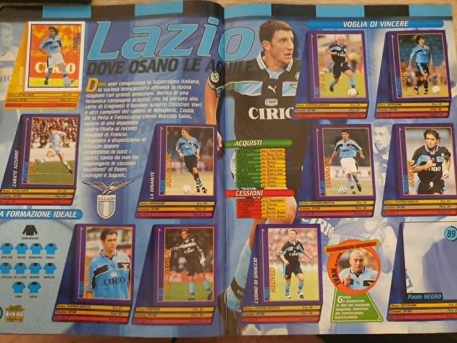 Album Merlin Serie A 1998/1999