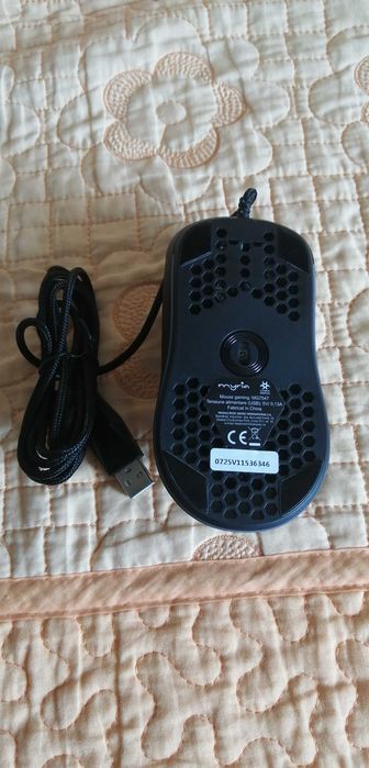 Mouse Gaming MYRIA MG7547, 12800 dpi, negru, aproape nou