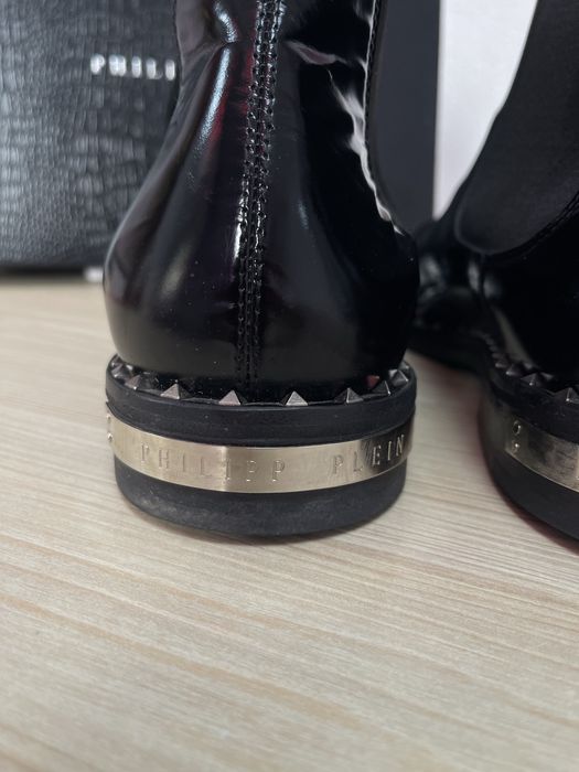 Ghete barbati Philipp Plein originale - marimea 45 - stare foarte buna