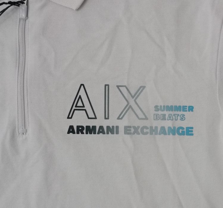Armani Exchange Polo Shirt оригинална тениска XS памук поло фланелка
