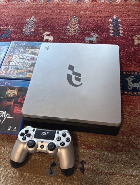 PlayStation 4 Slim 1TB - Ediție Limitată Gran Turismo Sport + 6 Jocuri