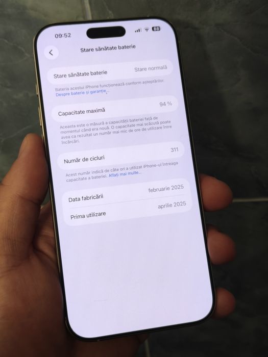 Vând sau Schimb iPhone 16Pro Max 5G  256GB