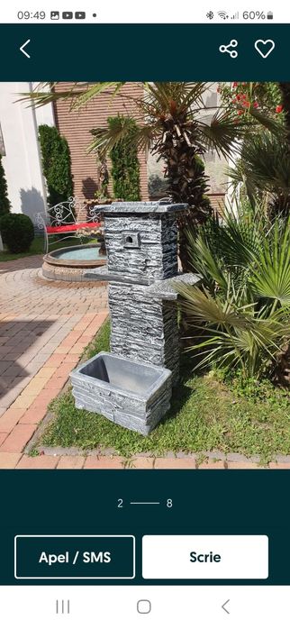 Ornamente gradina / statui beton / vaza din beton / fantana arteziana