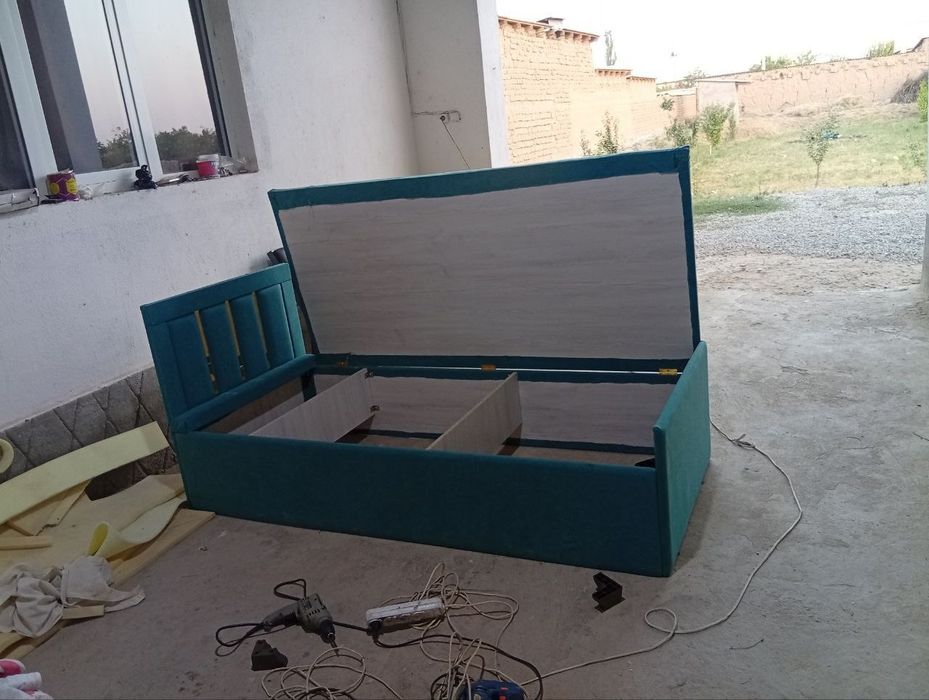 Bir kishilik spalni razmer 2 m x 90 sm narxi 1ml20