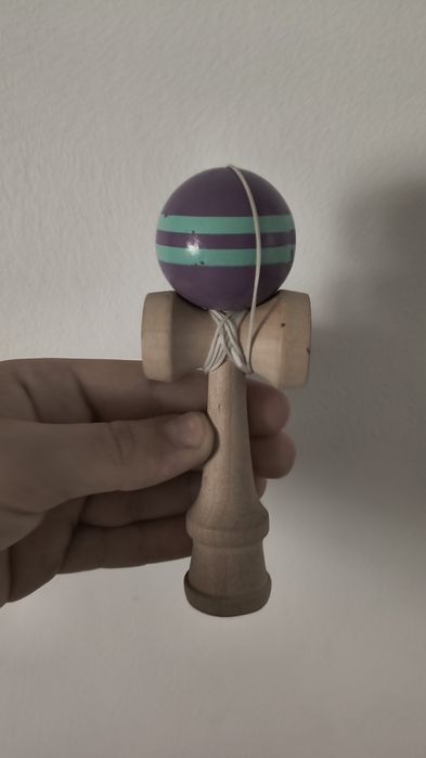 Mini kendama violete-torqoise