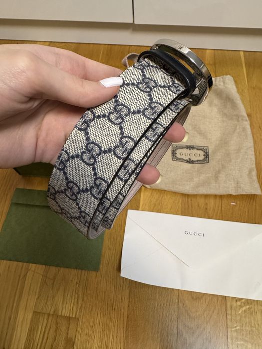 Curea Gucci Supreme Belt GG Blue