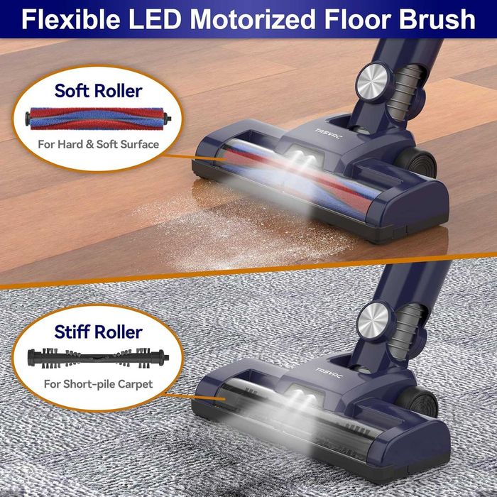 Безжична мощна прахосмукачка TASVAC N7 28Kpa