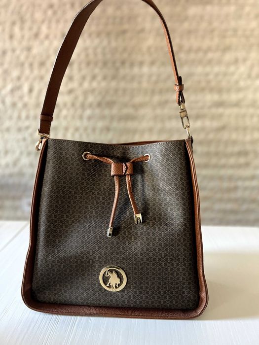 Дамска кафява чанта U.S Polo Assn