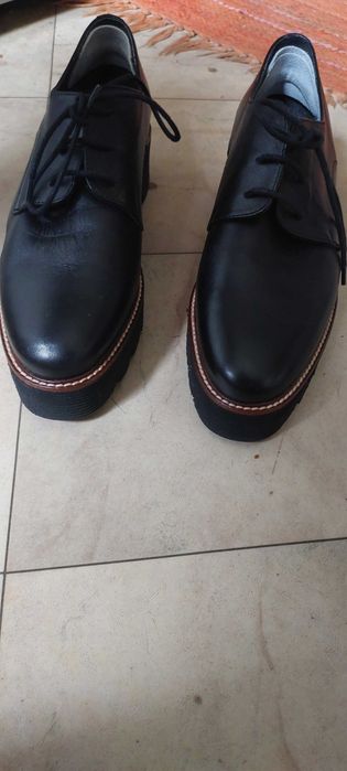 Pantofi noi nr.40 dama-Stockholm Design Group, negri,made in Portugal