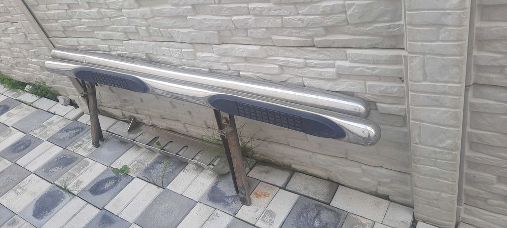 Bullbar + praguri si protectie scut Quasqai