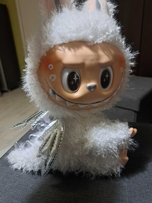 Лабубу 38см бяло