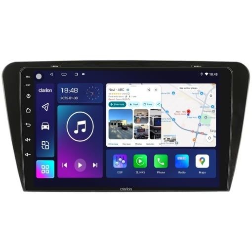 Navigatie CLARION Skoda Octavia 3 2013-2020 10 inch 4GB 64GB 8 CORE