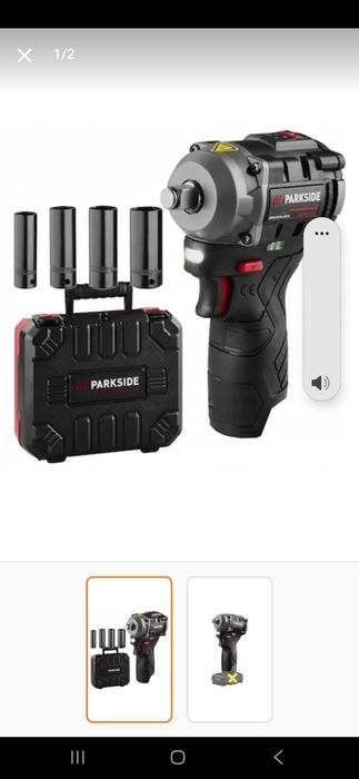 Pistol impact pătrat 1/2