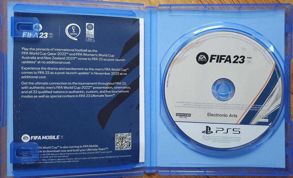 FIFA 23 PS5 Playstation 5 ФИФА 2023 Плейстейшън футбол диск игра мач