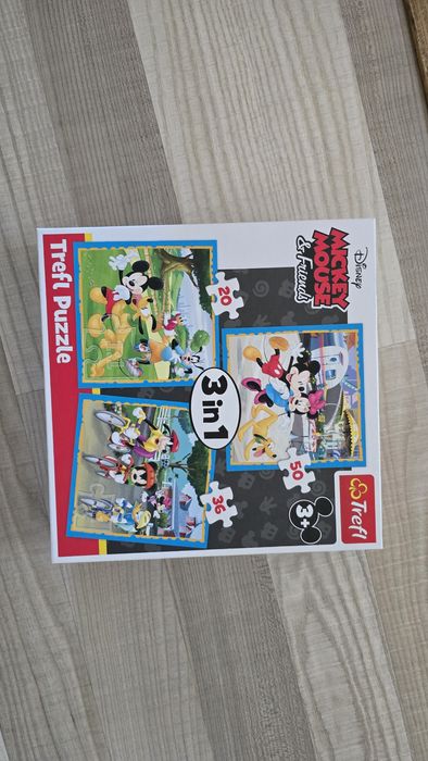 Set 5 puzzle Trefl 4 in 1/ 3 in 1