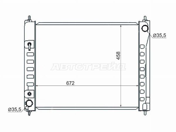 Радиатор Nissan Murano