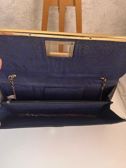 Клач черный лакированные