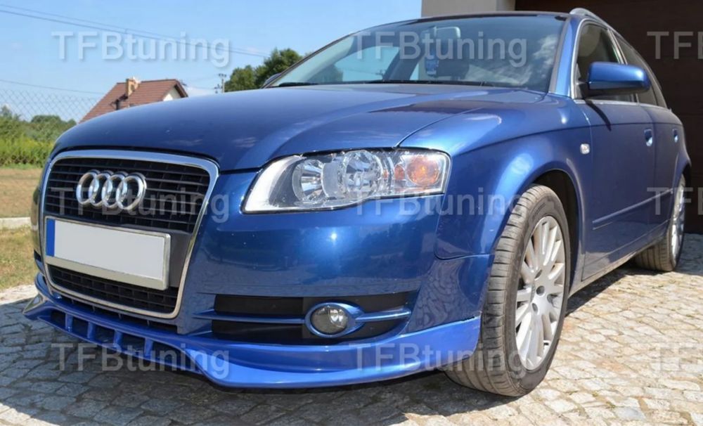 Prelungire lip spoiler bara fata Audi A4 B7 aspect SLINE S LINE S4 RS4