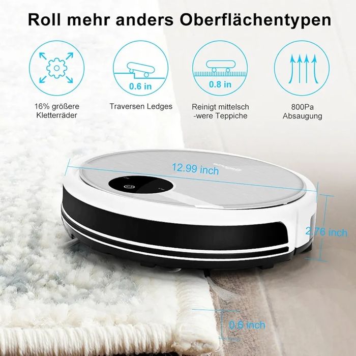 Робот прахосмукачка Bagotte BL509  за сухо и мокро почистване