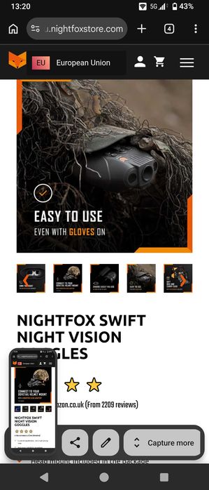Нощно виждане Night fox Swift