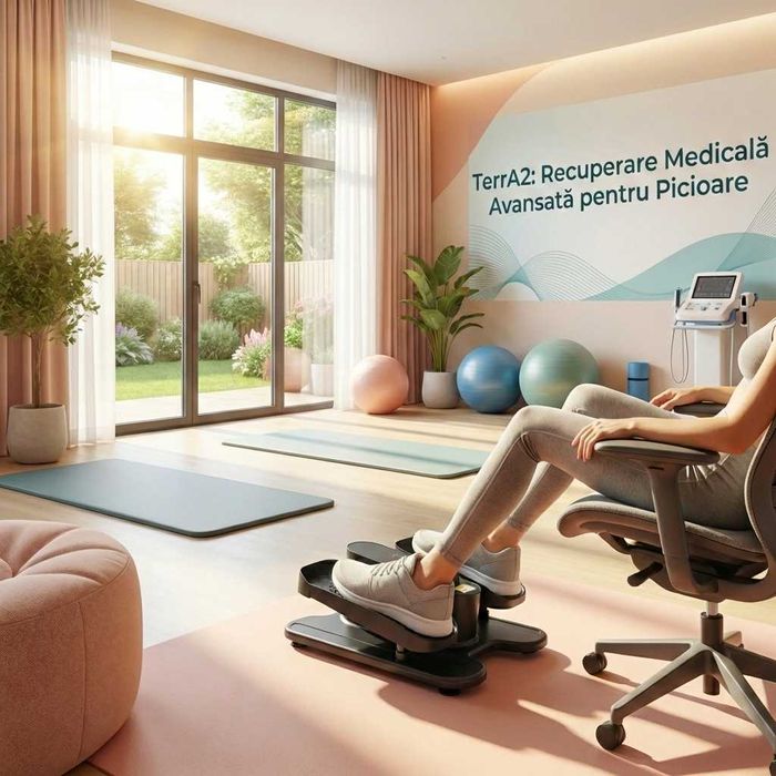 Mini Bicicleta Eliptica Terra2,  functionare electrica, 5 viteze