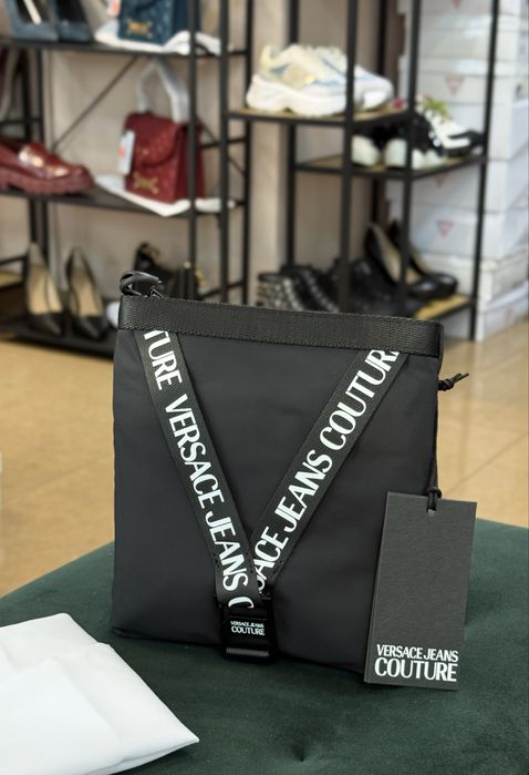 VERSACE JEANS COUTURE Bonded Pouch – Оригинална дизайнерска чанта