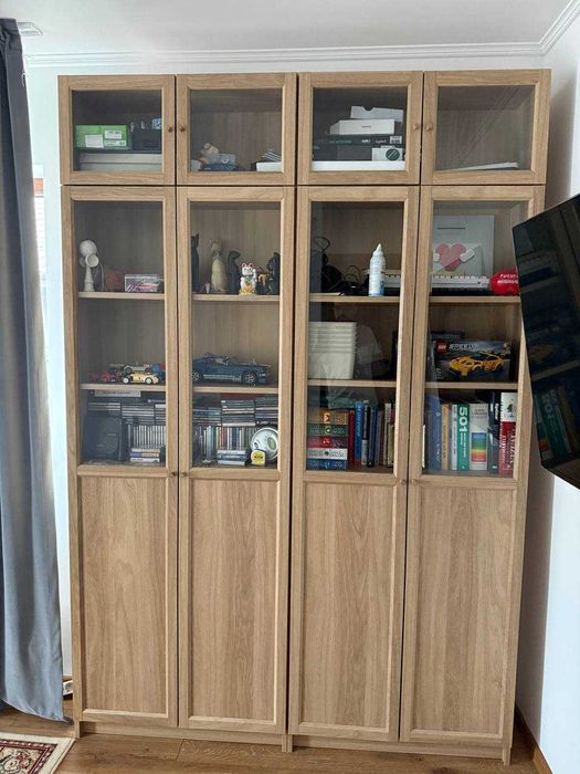 Biblioteca Ikea Billy 2 corpuri + 2 extensii