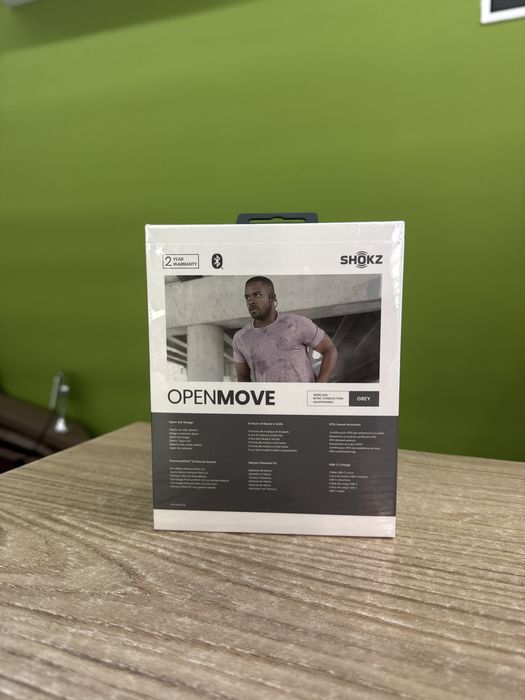 Shokz OpenMove wireless bone conduction headphones Black