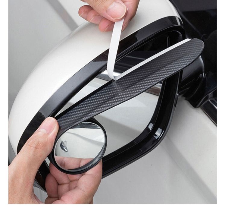 Огледало за мъртва точка плюс сенник за странично огледало, 2бр