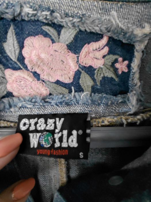 Дънково яке " Crazy word"  р- р "S"