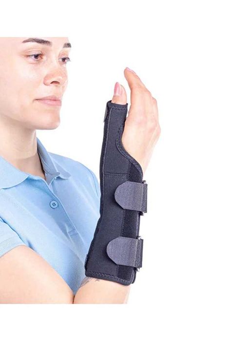 Triamed Orteză fixă ​​pentru degetul mare ,SRT210,bilaterală neagră